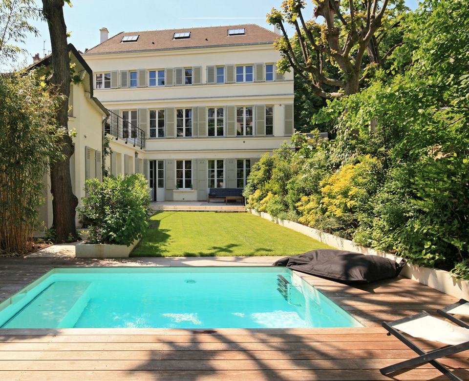 Panthéon Poolside, casa de lujo en alquiler en París